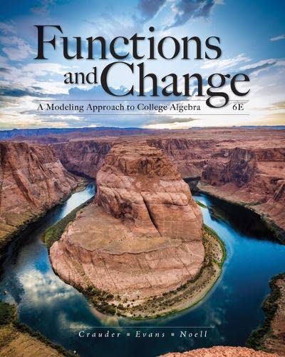 Functions and Change - Student Solutions Manual and Tech. Gd ...