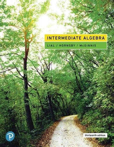Intermediate Algebra by Lial