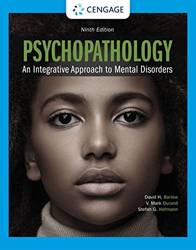 Psychopathology: Integrated Approach To Mental Disorders by David H. Barlow