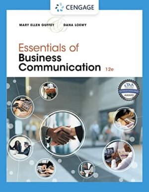 Essentials of Business Communication by Mary Ellen Guffey