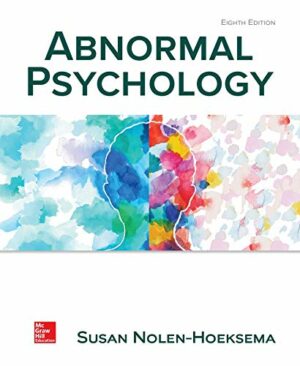 Abnormal Psychology by Susan Nolen-Hoeksema