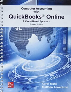 Computer Accounting With Quickbooks Online by Carol Yacht