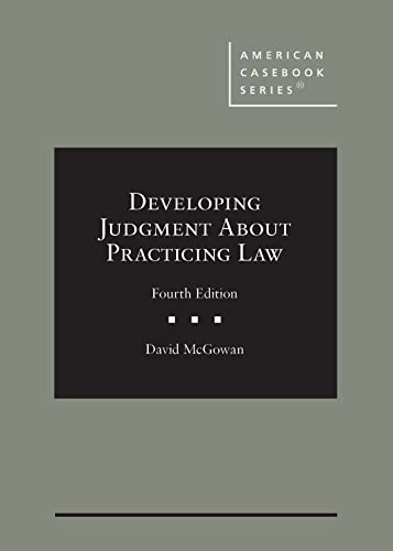 Developing Judgement On Practicing Law - STANZATEXTBOOKS